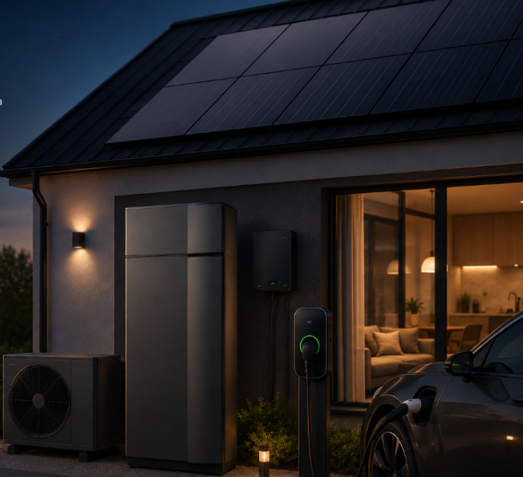 Installationer vid en villa